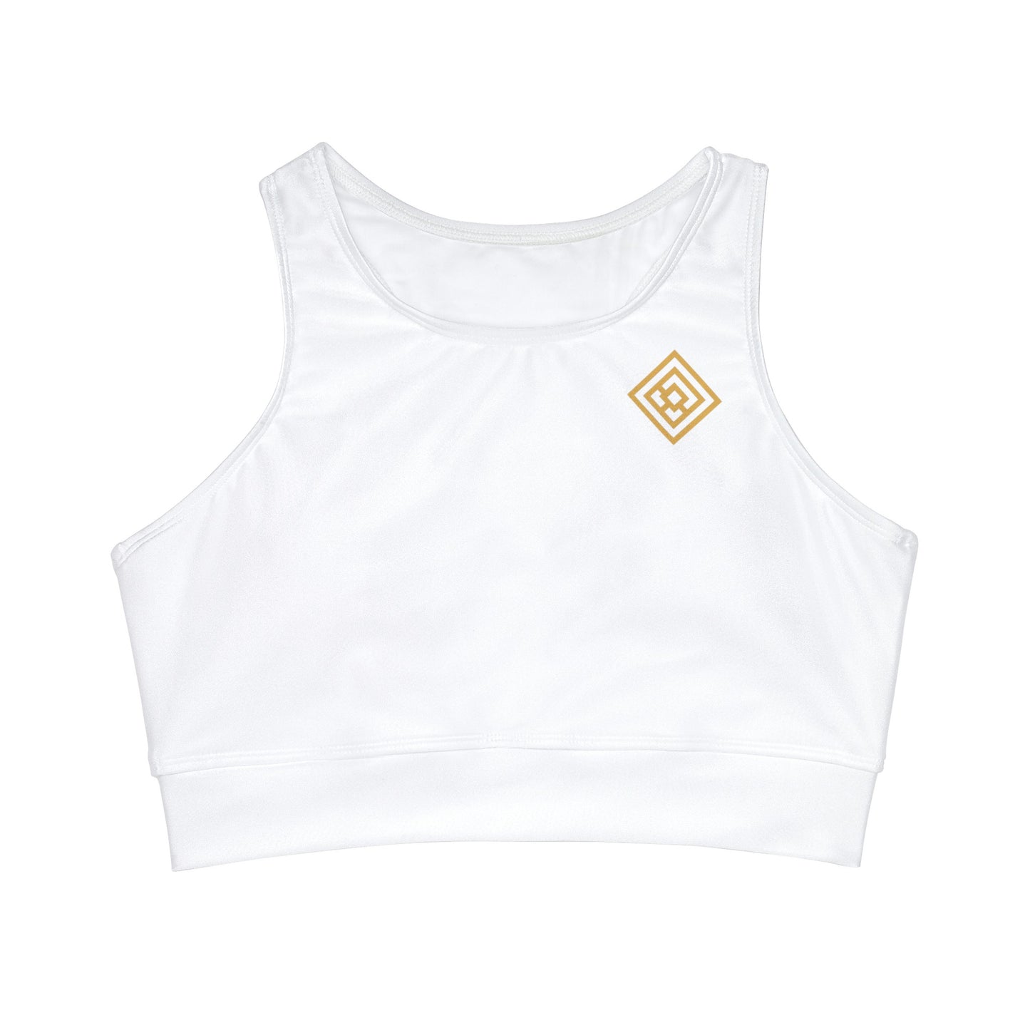 Classic White Performance Crop Top