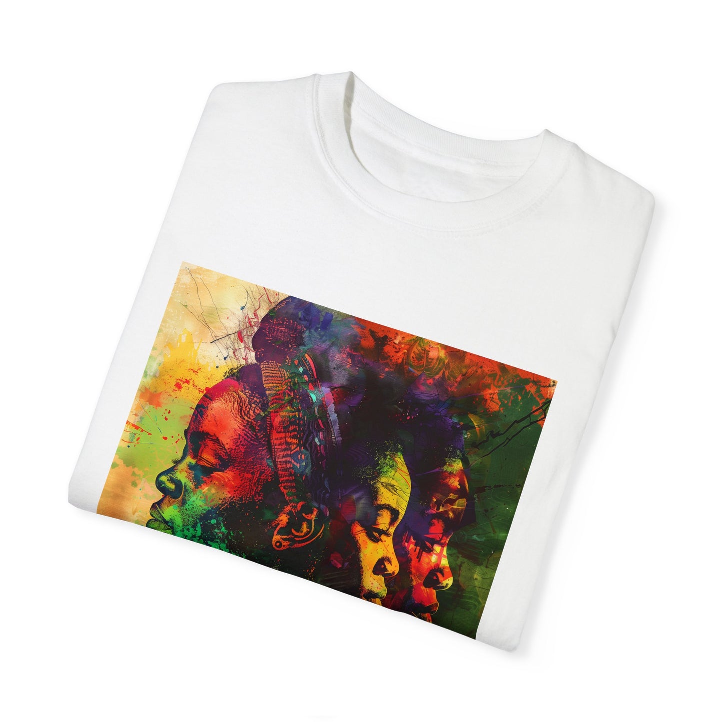 Vibrant Heritage Art Tee: Cultural Pride