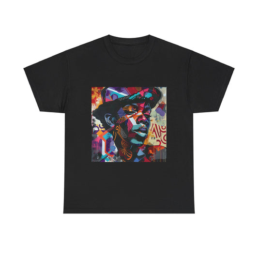 Urban Majesty Graphic Tee: Vibrant Portraits Series