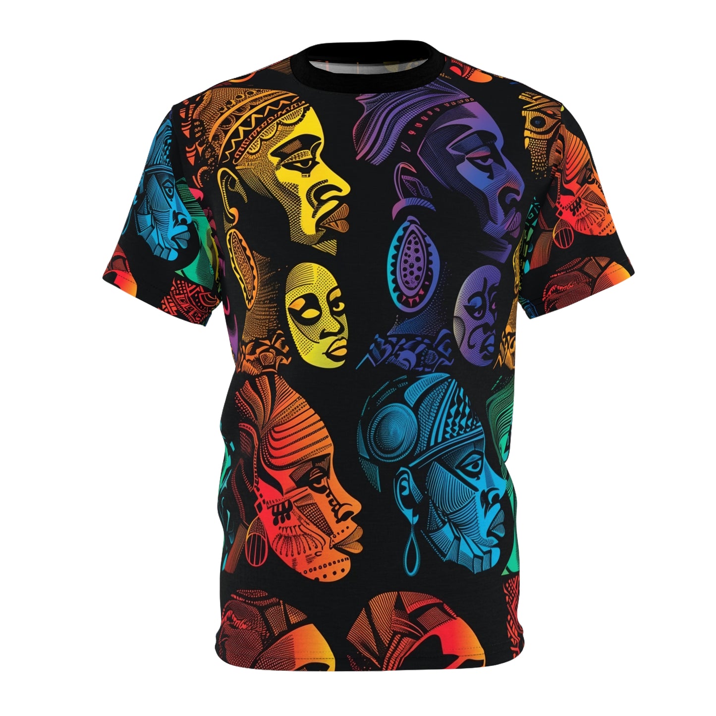 Cultural Icons Tee: Vibrant Ancestry