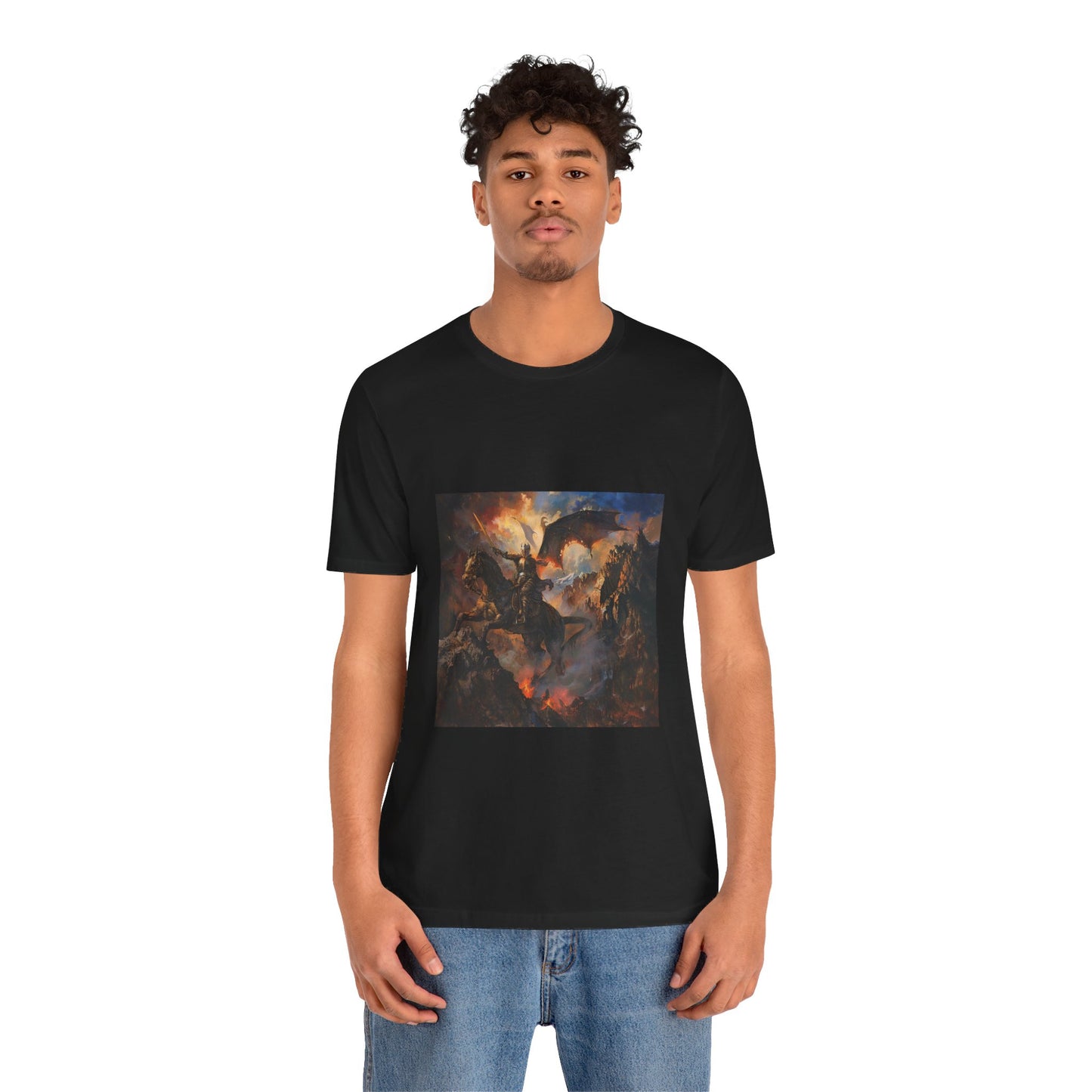 Vintage Art Print Unisex Jersey Tee - Soft Cotton Blend