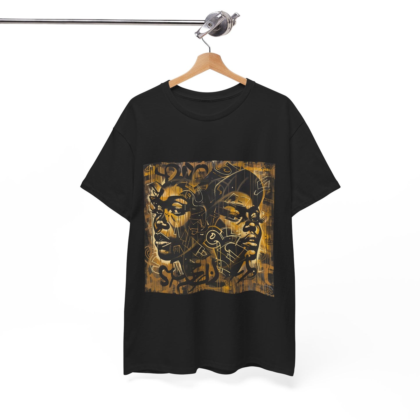 Golden Heritage Graphic Tee - Echoes of Ancestry