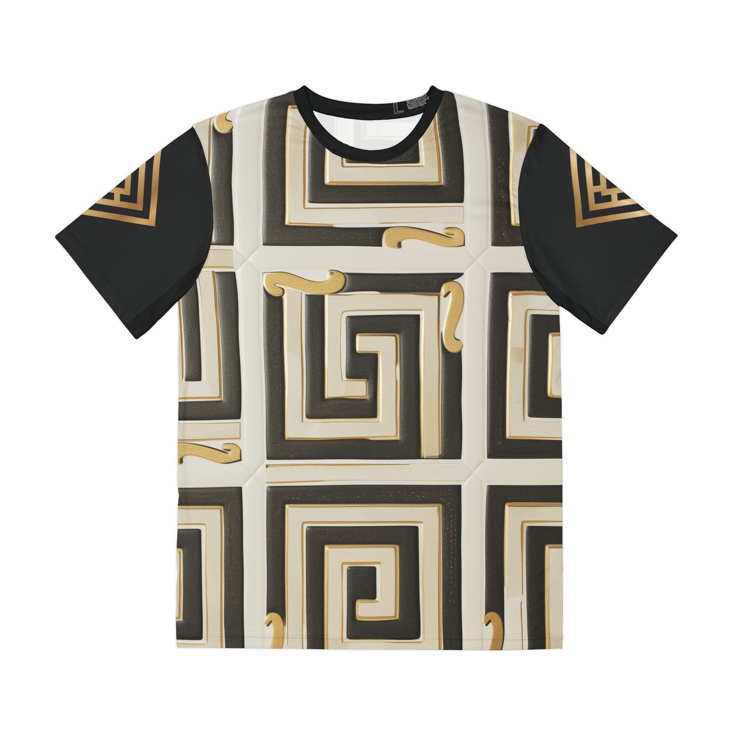 Men's Geometric Maze Tee - Modern & Stylish