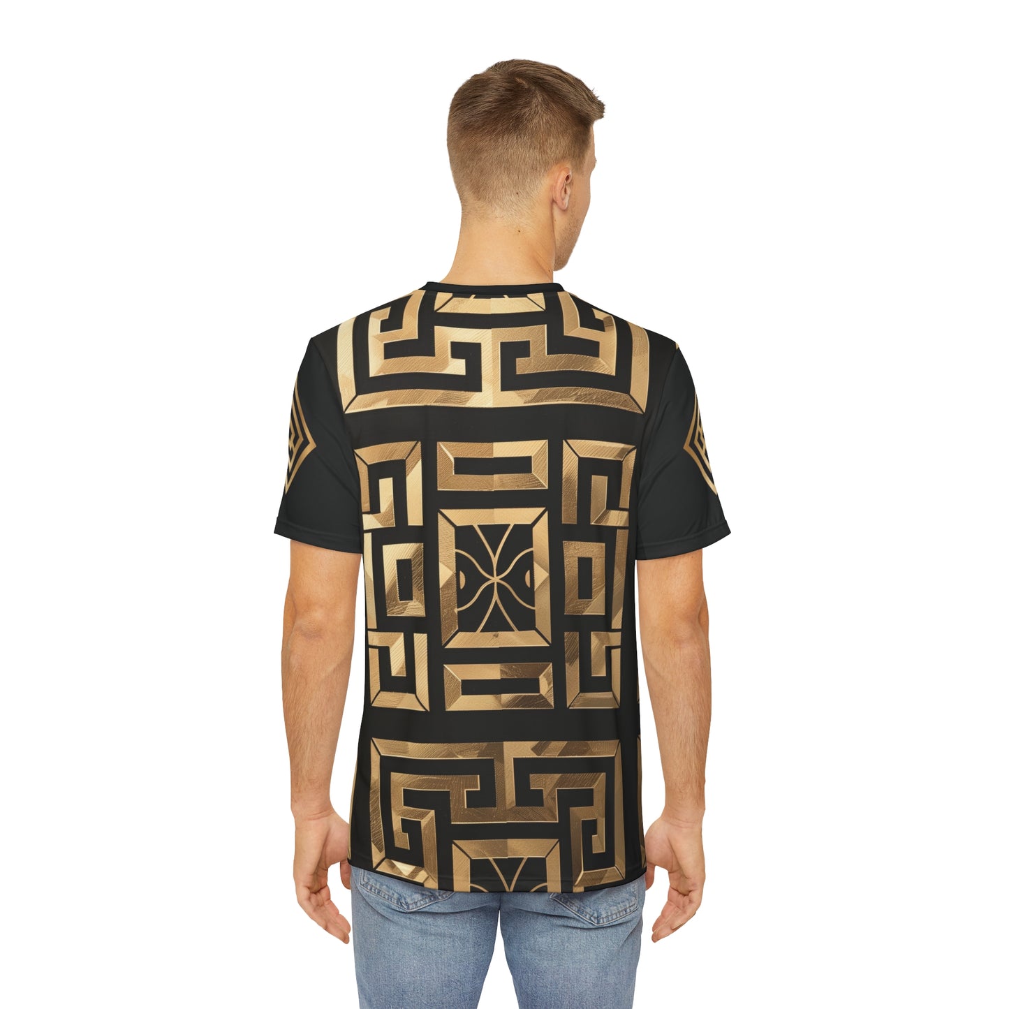 Men's Geometric Patterns Tee - Bold & Modern