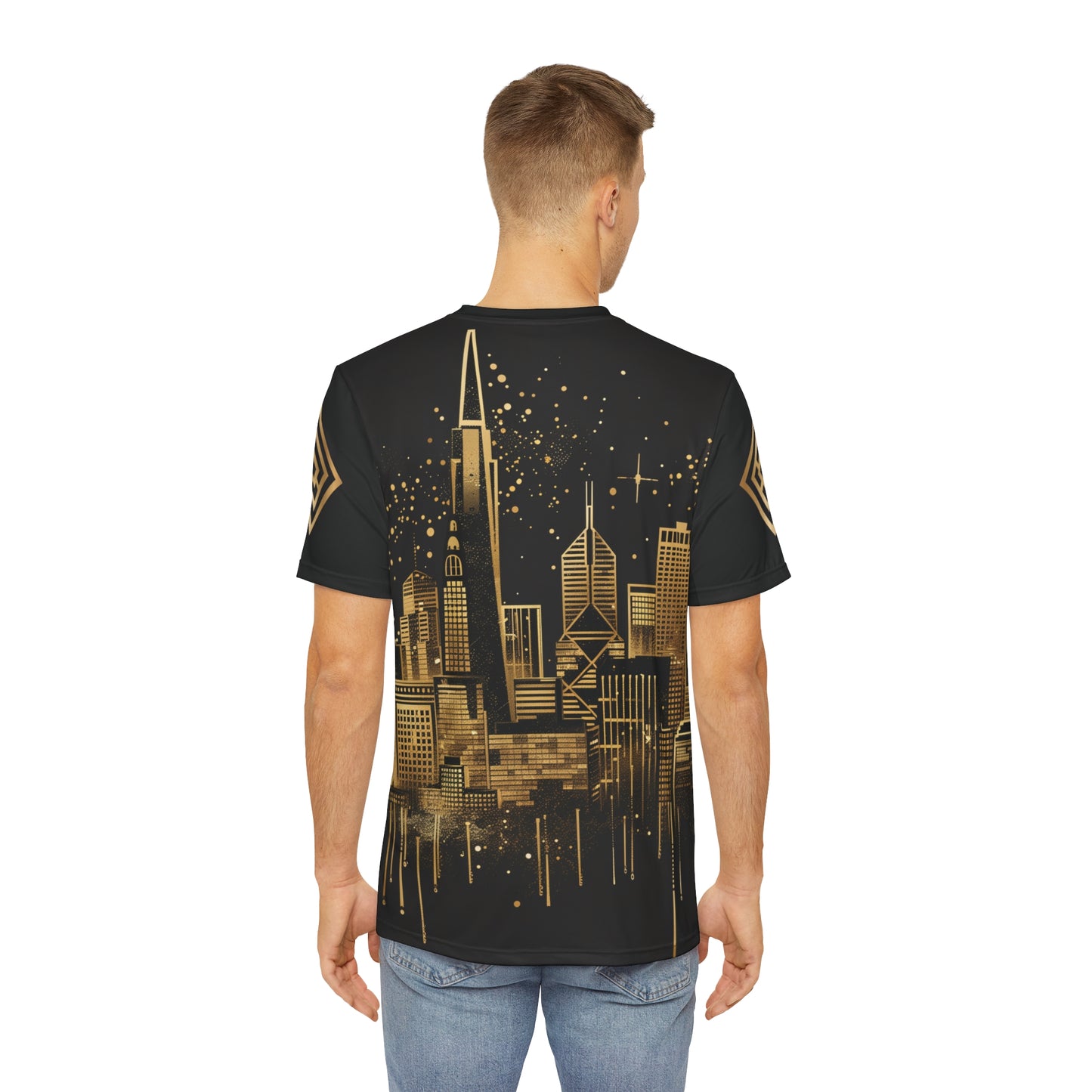 Golden Skyline Men's Tee