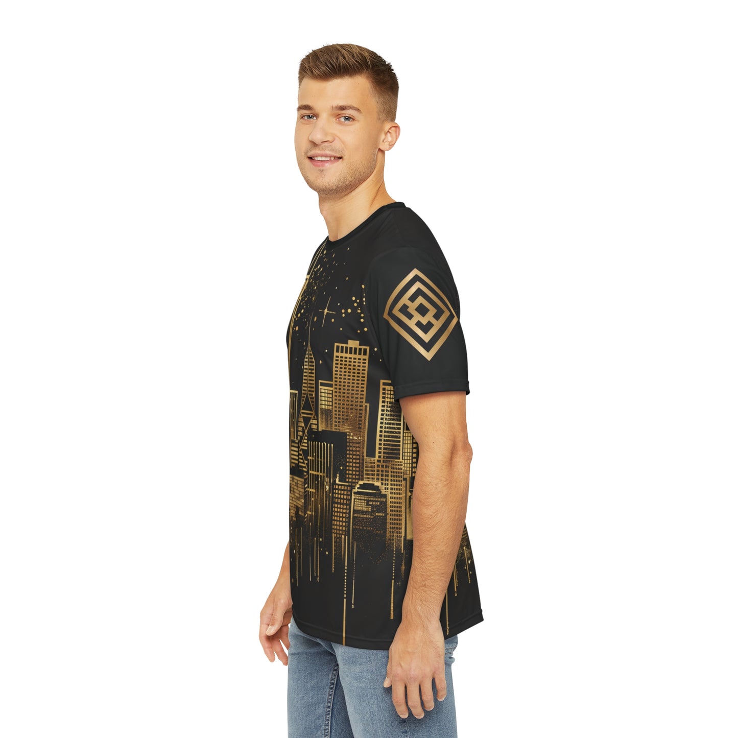 Golden Skyline Men's Tee