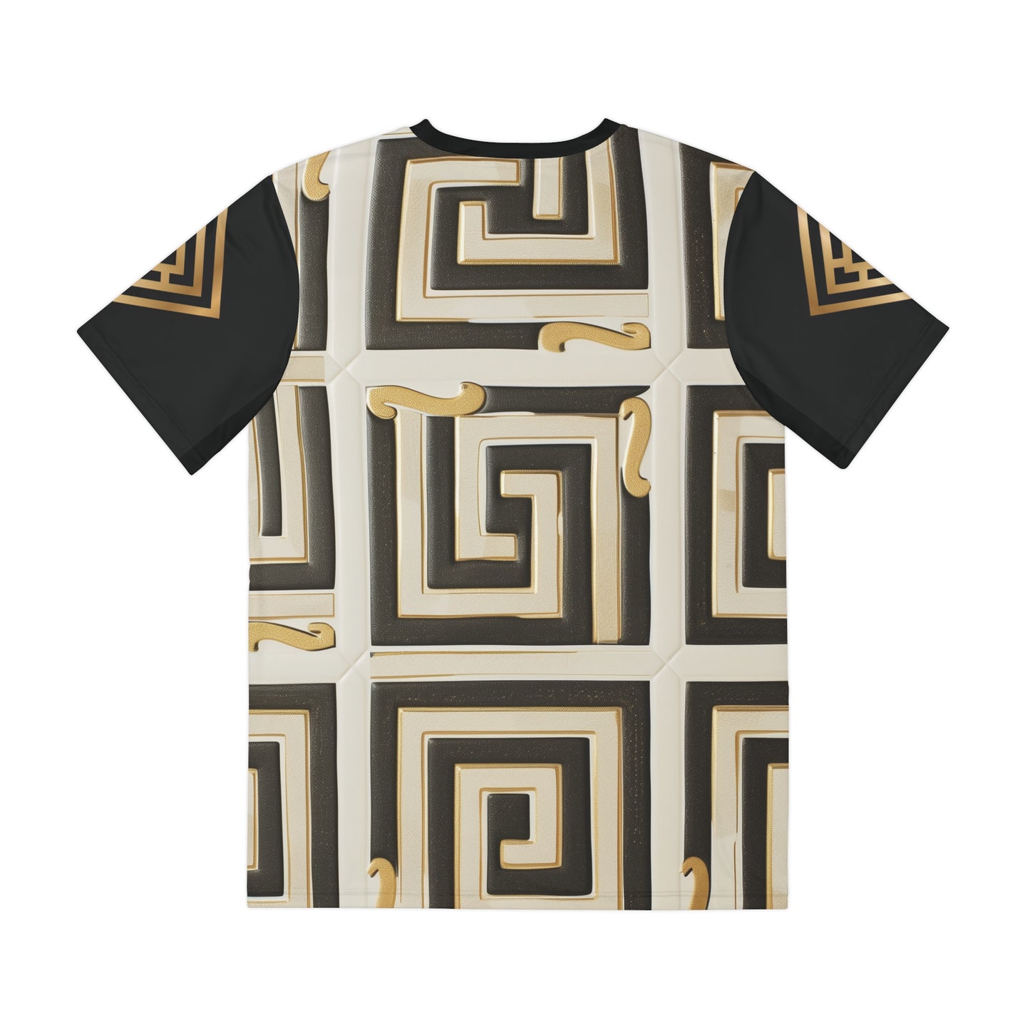 Men's Geometric Maze Tee - Modern & Stylish