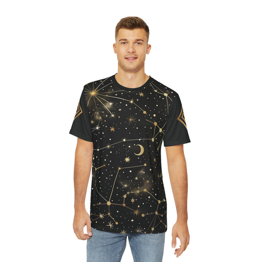 Men's Golden Constellations Tee - Stellar Style