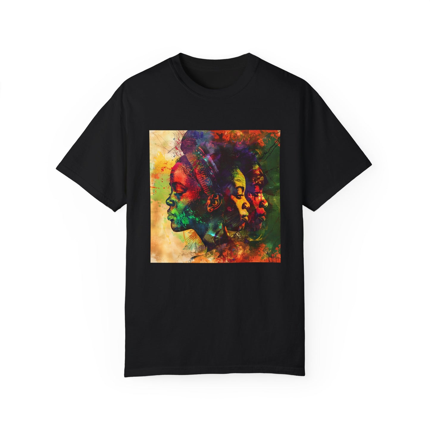 Vibrant Heritage Art Tee: Cultural Pride