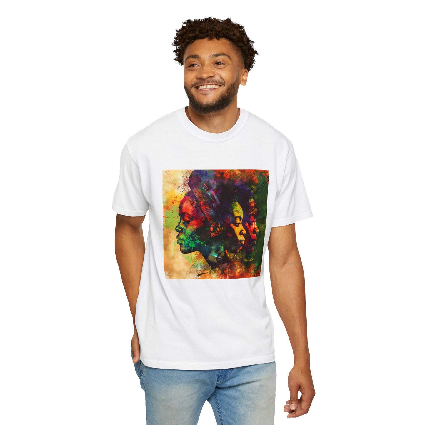 Vibrant Heritage Art Tee: Cultural Pride