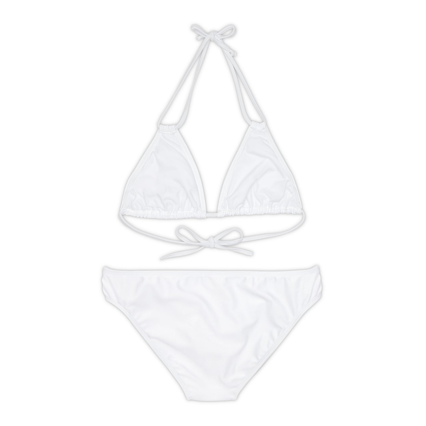 Radiant White Side-Tie Bikini Set