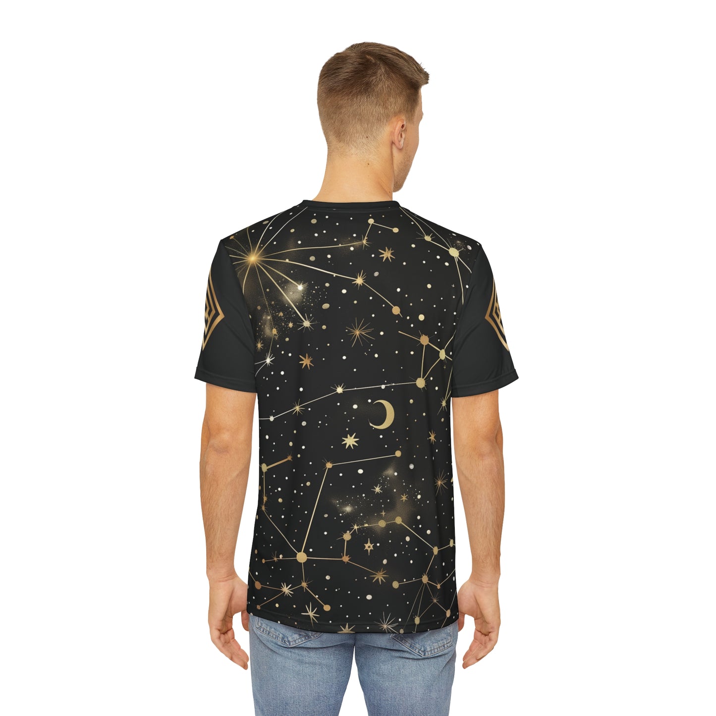 Men's Golden Constellations Tee - Stellar Style