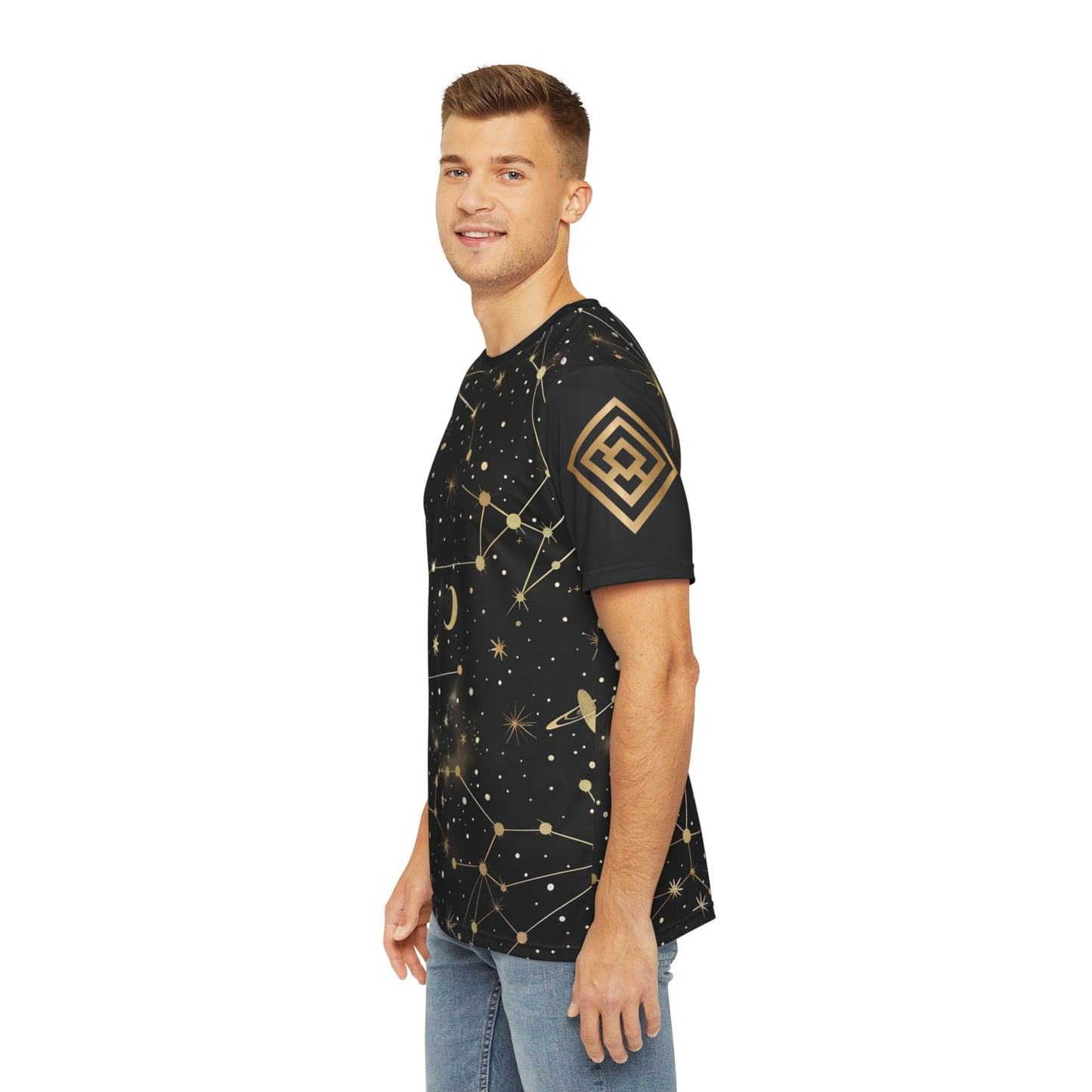 Men's Golden Constellations Tee - Stellar Style