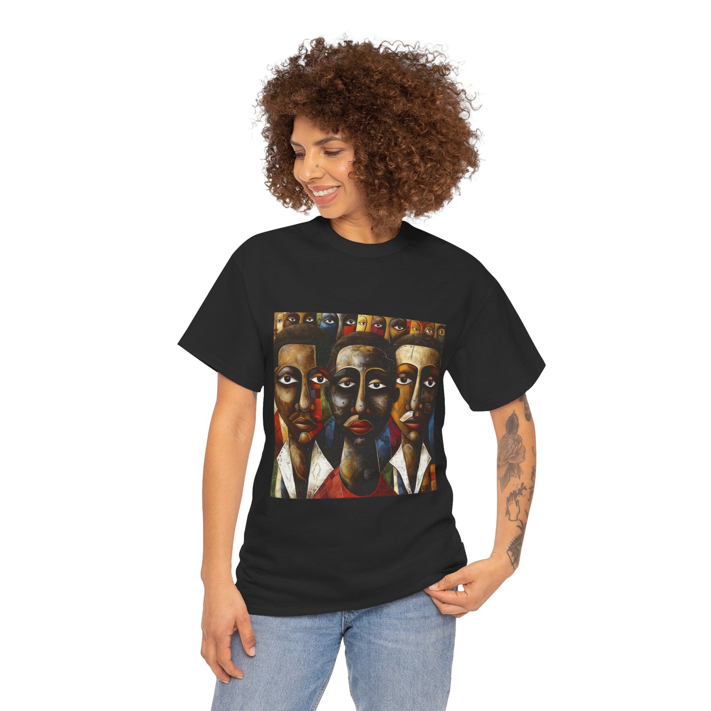 Faces of Heritage Tee: Cultural Mosaic