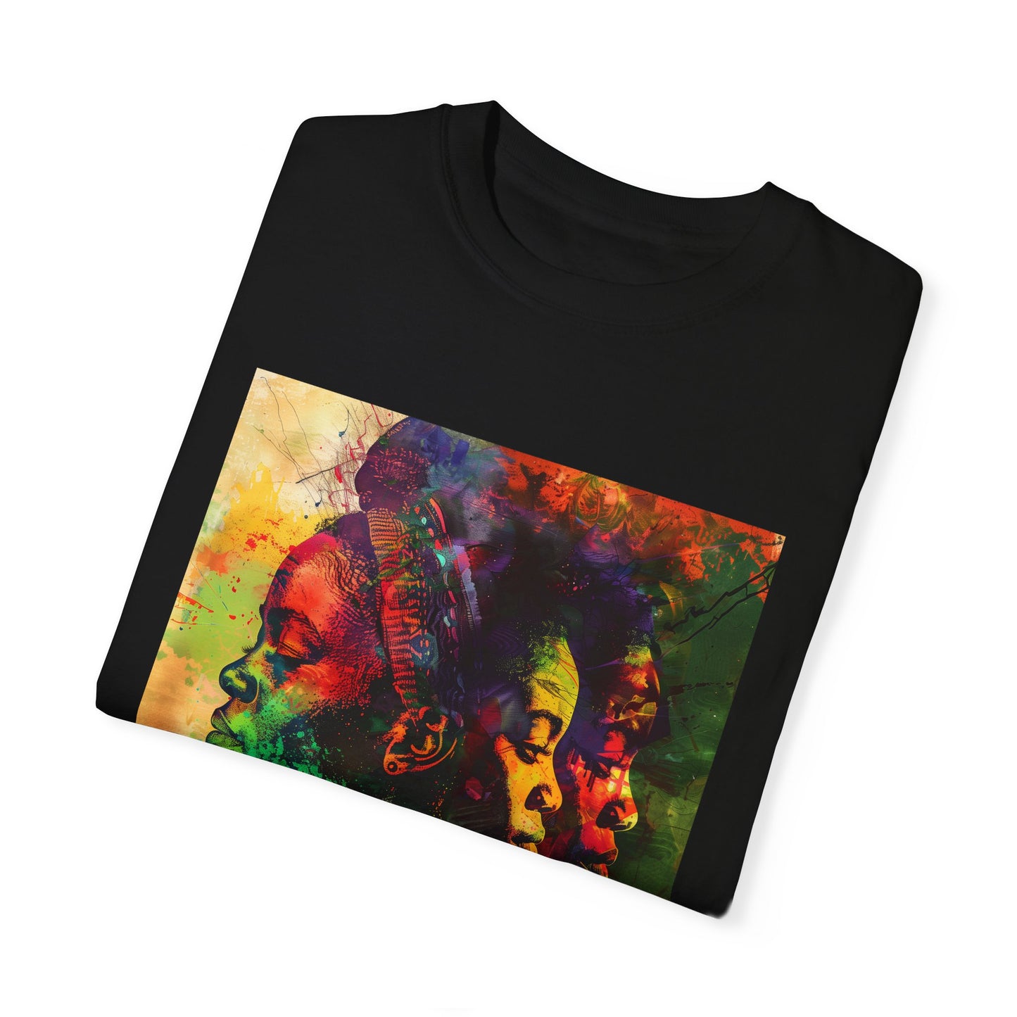 Vibrant Heritage Art Tee: Cultural Pride