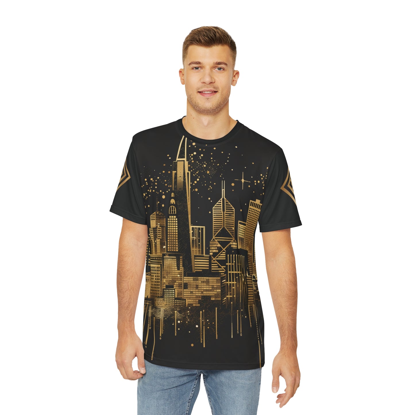 Golden Skyline Men's Tee