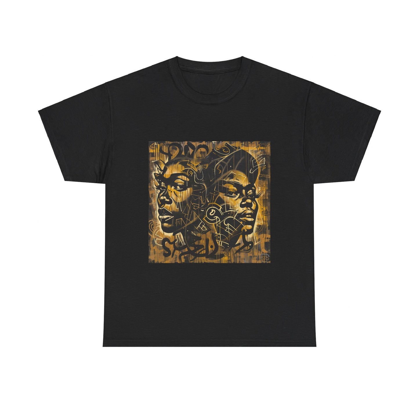 Golden Heritage Graphic Tee - Echoes of Ancestry