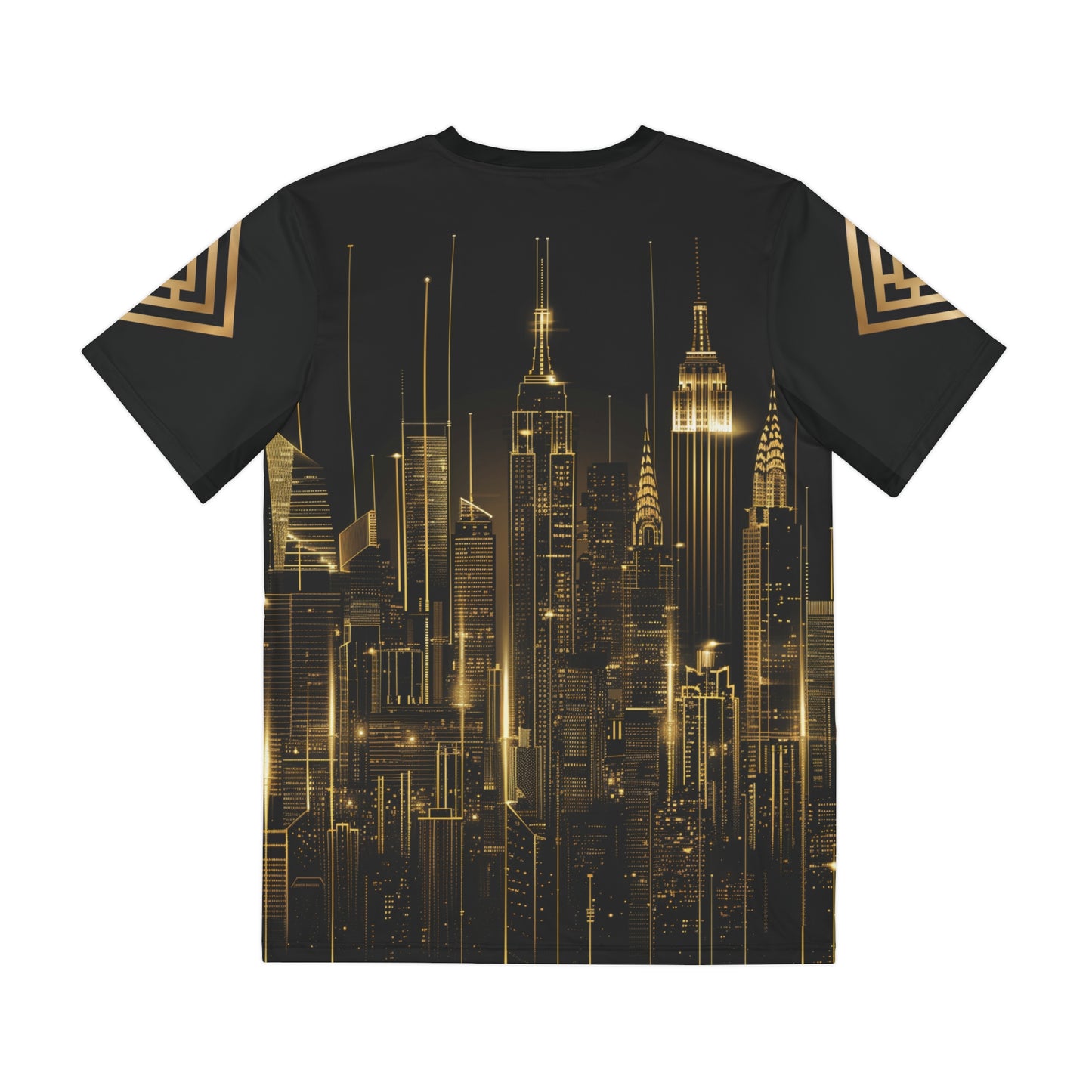 Golden Cityscape Men's Tee