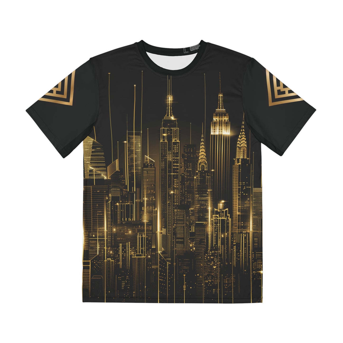 Golden Cityscape Men's Tee