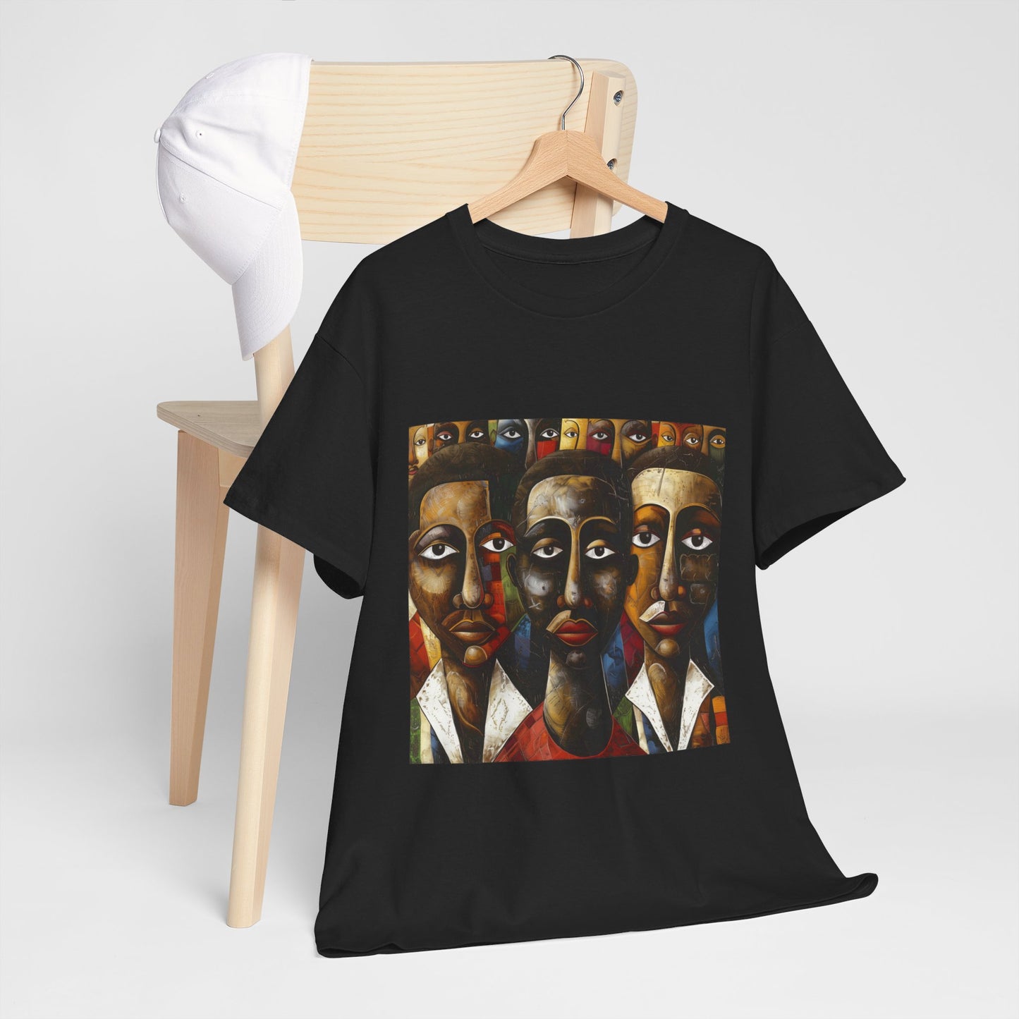 Faces of Heritage Tee: Cultural Mosaic