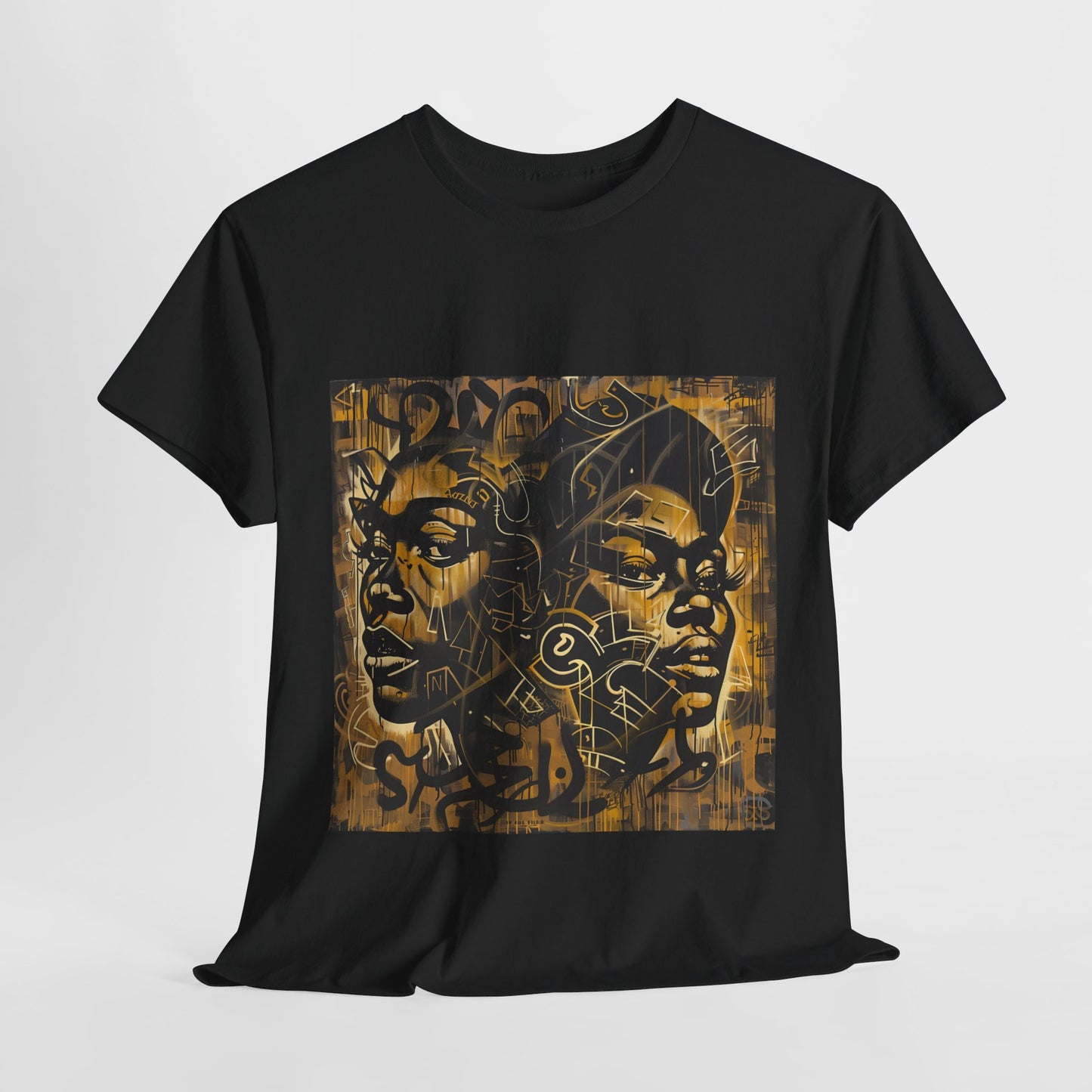 Golden Heritage Graphic Tee - Echoes of Ancestry