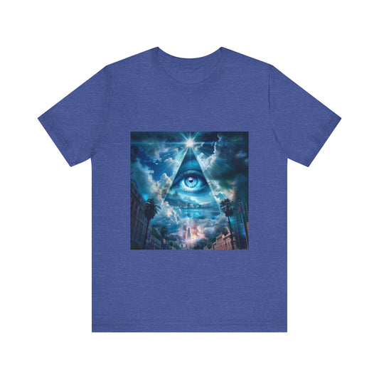 Cosmic Vision Mystical Eye Graphic T-Shirt