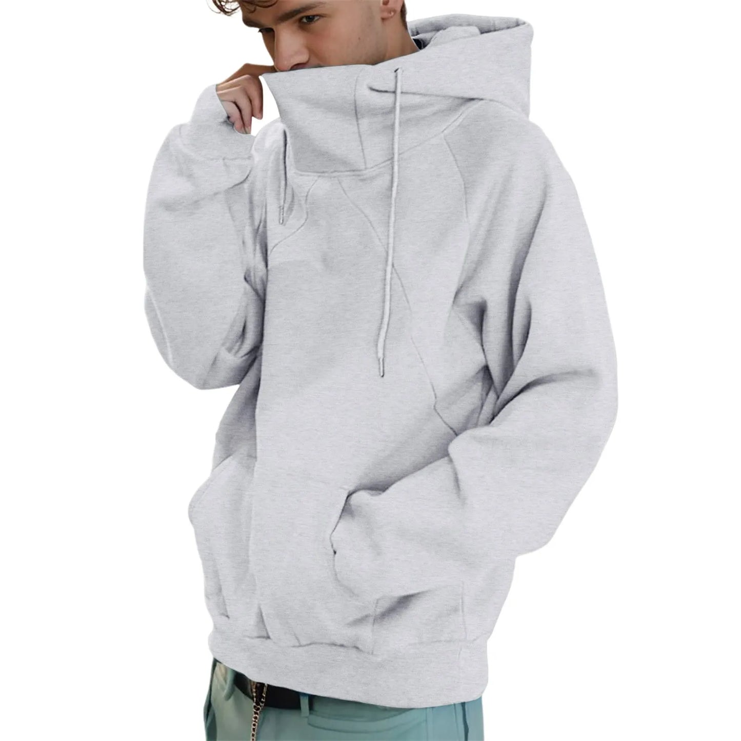 Urban Comfort: Classic Black Heritage Hoodie