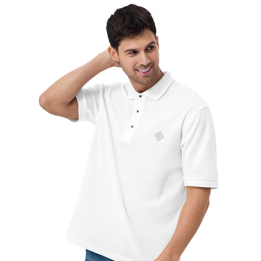 Men's Premium White Polo - Classic & Comfortable